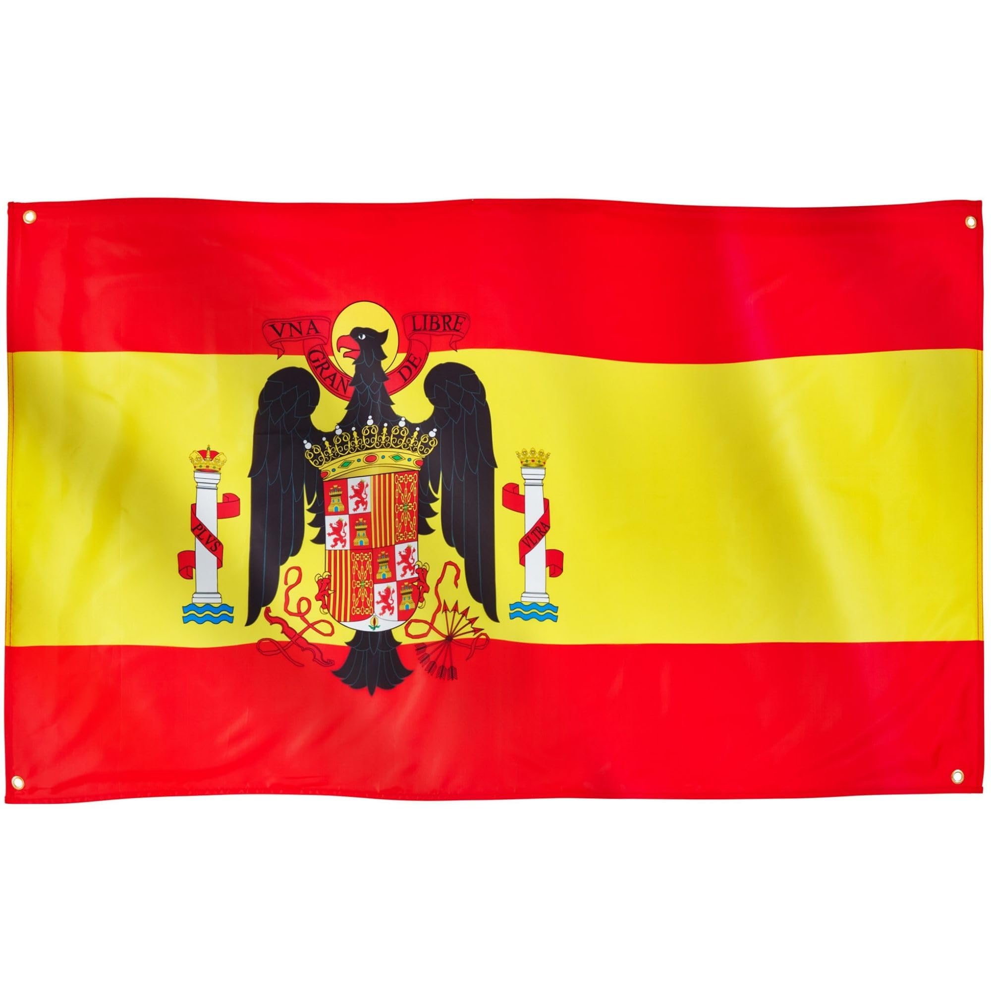 Runesol Espana Aguila de San Juan, 91x152cm, 3ft x 5ft, 4 Grommets, Eyelet In Every Corner, Águilas, Fiesta de San Juan, Premium Flags, Inside, Outside, Vivid Colours