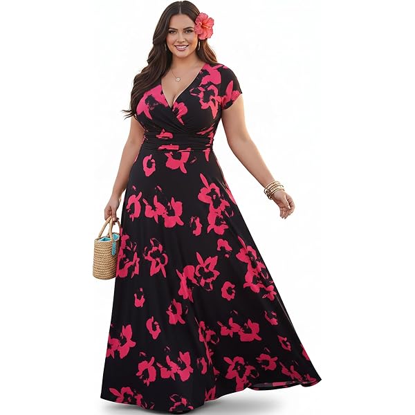 medeshe women's chiffon floral holiday beach bridesmaid maxi dress sundress MedeShe Women's Chiffon Floral Holiday Beach Bridesmaid Maxi Dress Sundress,  Blue Colourful, Medium : Amazon.ca: Clothing, Shoes & Accessories