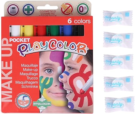 Amazon Co Jp Chermyaa フェイスペイント 顔ペン 簡単水洗 ハロウィン コスプレ 小道具 欧州ceマーク認証商品 文房具 オフィス用品