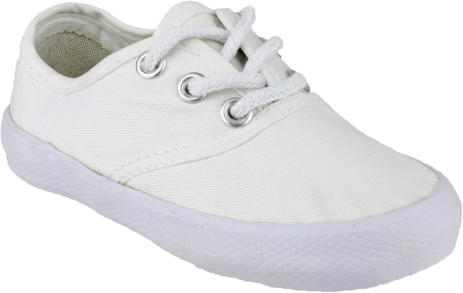 girls white plimsolls