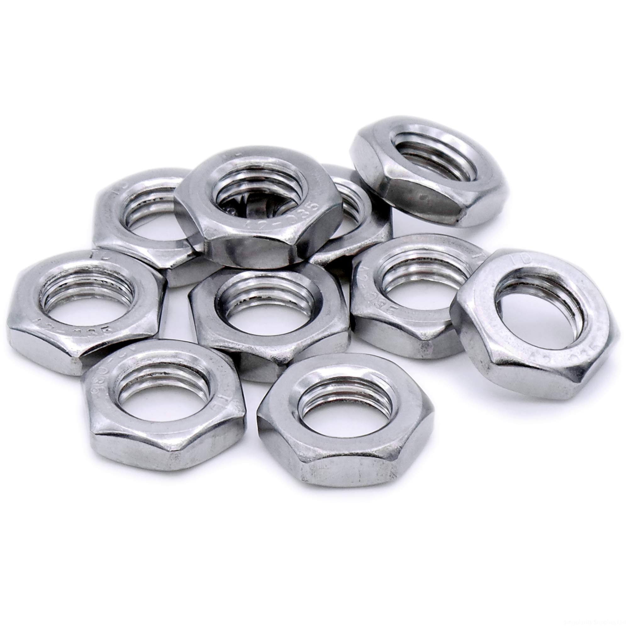 M2 (2mm) Half Lock Hex Nut - Stainless Steel (A2) (Pack of 20)