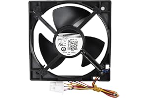 YAEHUYING WR60X10340 Refrigerator Evaporator Fan Motor Compatible with GE Freezer Cooling Fan U11P14MS7A3-57A611 239D1371P001 Replaces AP6891698 PS12727431 EAP12727431 Size: 4.4 x 4.4 Inch