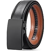 AWAYTR Ratchet Leather Belt for Men - Genuine Leather Black and Brown Belt for Dress Casual Pants