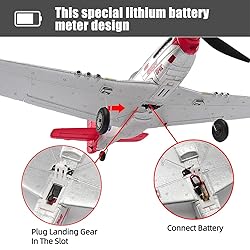 P51D RC Plane 4-CH RC Airplane Ready to Fly Park