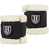 Harrison Howard Essential Premium Horse Pastern Wraps with Berber Fleece Lining, Sold in Pairs