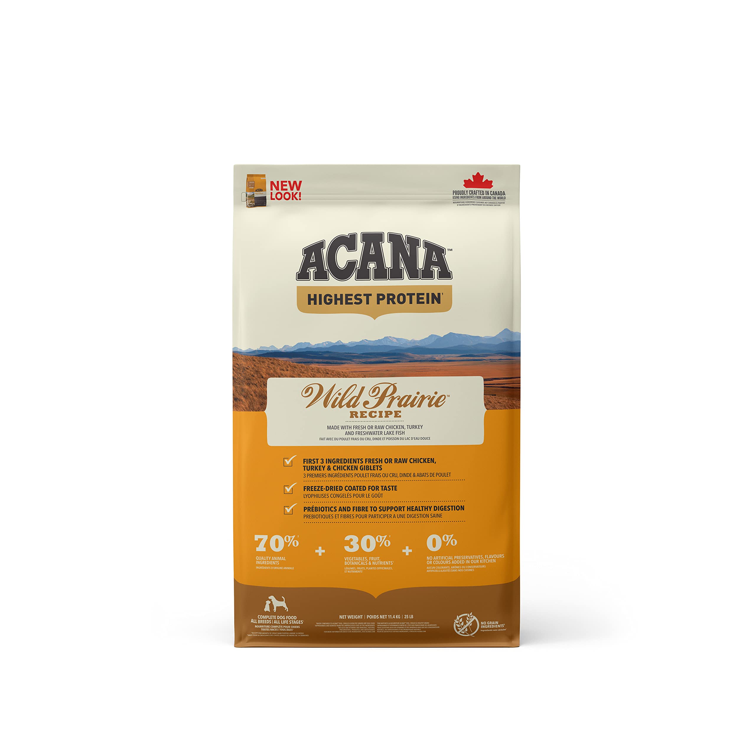 Acana Wild Prairie Dog Food, 11.4 kg