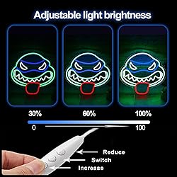 Anime Neon Wall Light -13.8 * 13in USB-Powered LED
