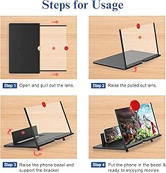14" Screen Magnifier for Cell Phone -3D Magnifying