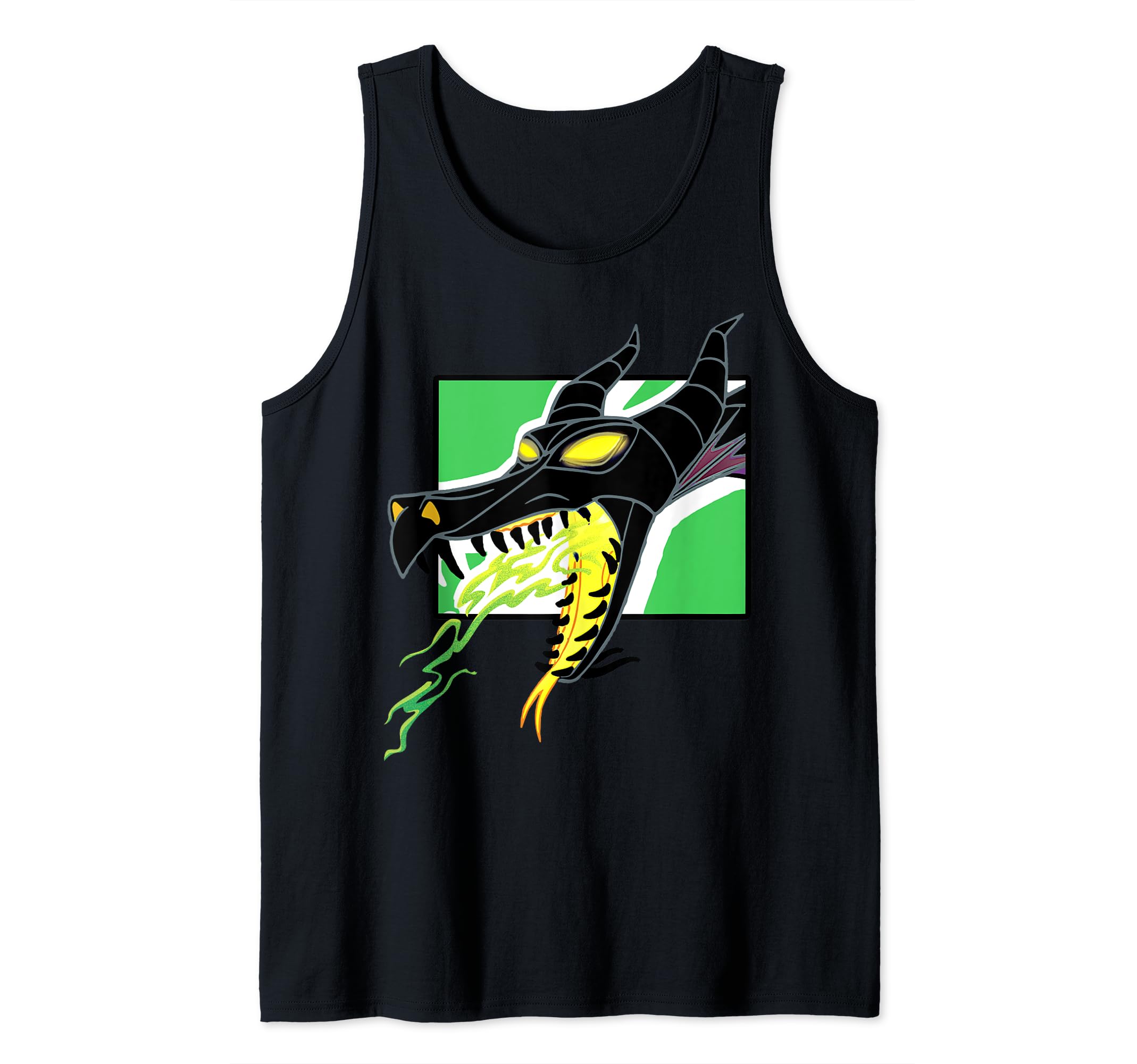 Disney Maleficent Fire Breathing Dragon Portrait Tank Top