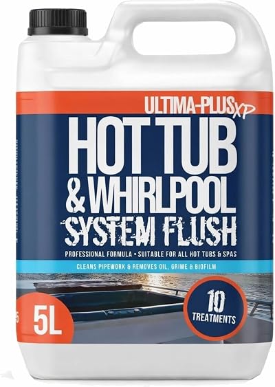 Ultima-Plus XP Hot Tub System Flush 5L Deep Clean & Clear Pipes