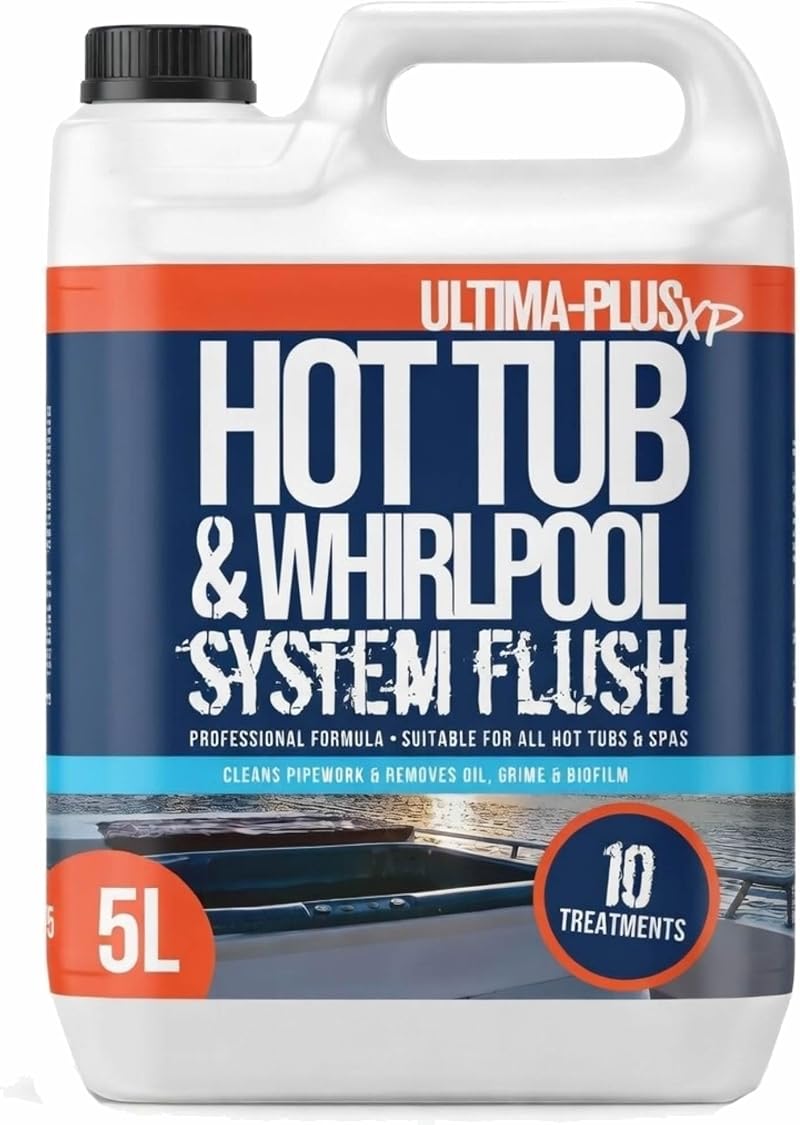 Ultima-Plus XP Hot Tub System Flush 5L Deep Clean & Clear Pipes