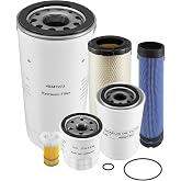 Maintenance Filter Kit Fit for LS XG3025H MT225H MT225HE Tractor, Include Air Engine oil fuel Hydraulic Fluid and HST filter, Filters Kit Replace 40049450 40056451 40223960 40007563 40347273