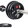BalanceFrom Cast Iron Olympic Weight Including 7FT Olympic Barbell, 300-Pound Set, Multiple Packages