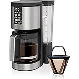 Ninja DCM201 14 Cup , Programmable Coffee Maker XL Pro with Permanent Filter, 2 Brew Styles Classic & Rich, 4 Programs Small