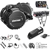 Varstrom TSDZ2B Z8 TSDZ16 48V 250W 500W 750W 1000W Mid Drive Kit for Ebike | Tong-sheng Mid Motor with LCD Display, Torque Sensored and Speed Sensored Electric Bike Conversion Kit