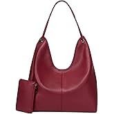 Genuine Leather Purses for Women Large Hobo Shoulder Bag Slouchy Handbag for Work, Shopping and Everyday Use