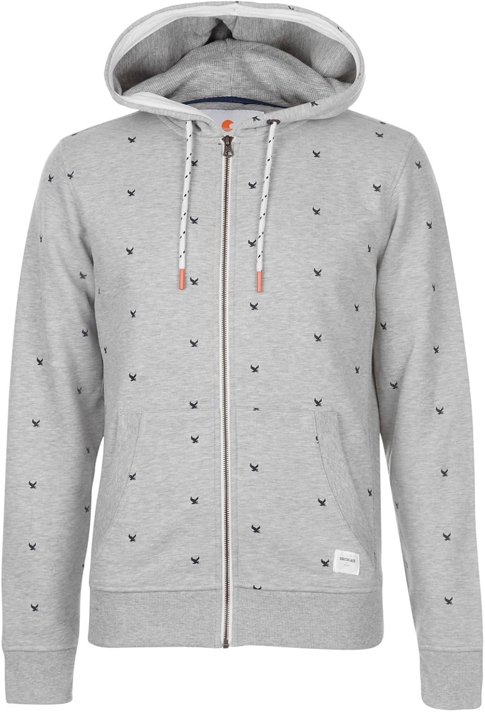 Soul Cal Mens Deluxe AOP Zip Jacket Amazon.co.uk Clothing