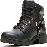 Amazon.com: Harley-Davidson Women's Tegan 4-Inch Black Lace-Up