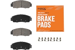 Max Advanced Brakes SelectMAX Front Brake Pads | Fits 2006-2018 Dodge Ram 1500 | Low-Dust & Quiet | Carbon Ceramic with Hardw