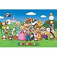 Pyramid America Super Mario Bros 24x36 Poster Art Prints - Iconic Nintendo Characters for Game Room, Bedroom, Office Wall Decor, Aesthetic Room & Living Room Decor
