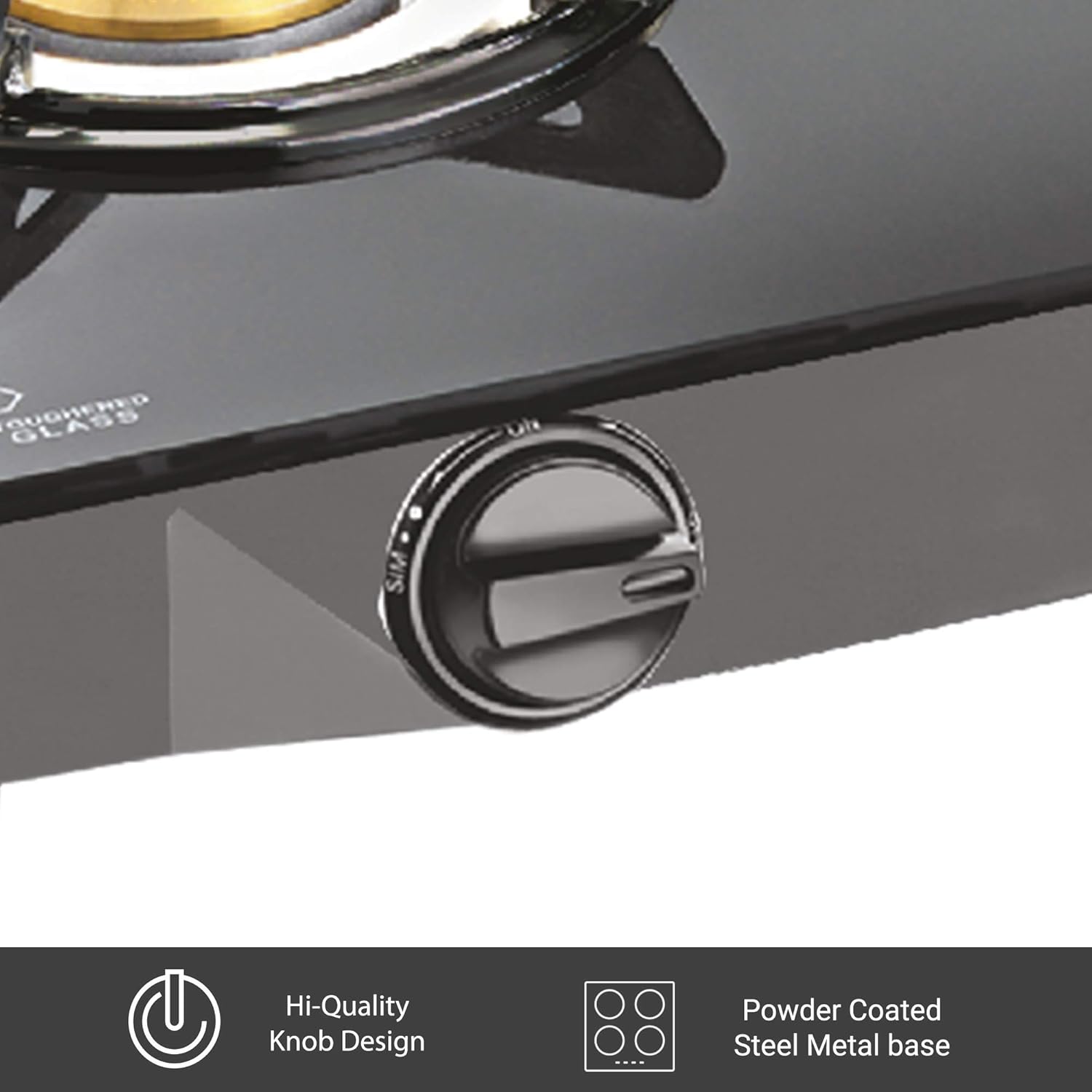Magic Glass Top Gas Stove 2 Burner with 2 Year Warranty Superflame