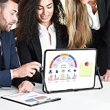 DOLLAR BOSS Small Whiteboard Double-Sided with Stand A4 21x30cm Magnetic Dry view 8