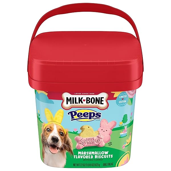 MILK-BONE PEEPS ARTIFICIALLY MARSHMALLOW FLAVORED DOG TREATS, 22...