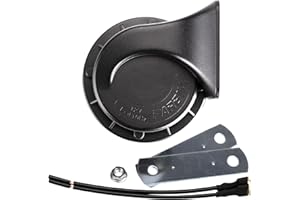 FARBIN Compact Horn 12V Car Horn Loud Low-Tone 410HZ Waterproof Universal for Any 12V Vehicles