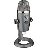 Logitech for Creators Blue Yeti Nano Premium USB Mic for Recording and Streaming – Shadow Gray (Renewed)