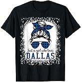 Just a Girl Who Loves Dallas, Dallas Women Girls Moms Kids T-Shirt