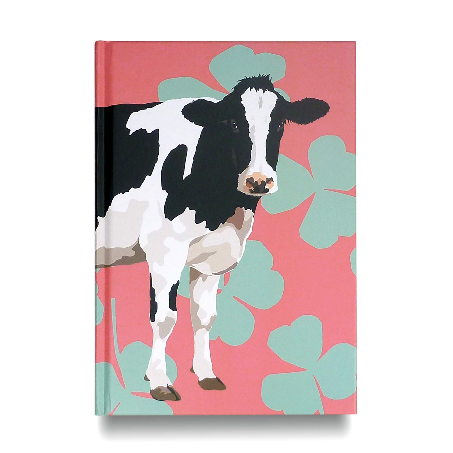 Friesian Cow Hardback Notebook – Premium 160 Page A5 Lined Ruled Travel Journal – Leslie Gerry