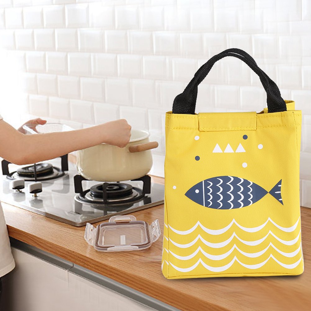 Fdit Bolsa de Almuerzo con Aislamiento Bolsa de Almuerzo Plegable ...