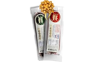 Schaller & Weber Variety Summer Sausage, 6 Oz (Pack of 2) | Hickory & Zab's Hot Honey | Ready to Eat German Smoked Sausage Meat Snack for Charcuterie & Sandwiches | Gluten Free, All Natural