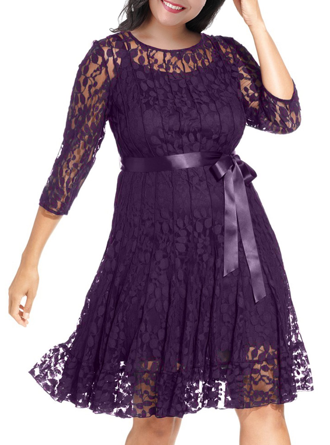 purple dress illusion