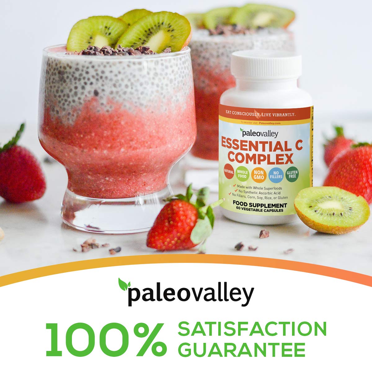 Paleovalley Essential C Complex Vitamin C Food Supplement with