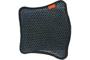 SAFERCCTV Motorcycle Seat Cushion Air Cooling 3D Mesh Motorcycle Seat Pad,Butt Protector Pads,Motorcycle Cool Seat Cover,Breathable Motorcycle Seat Cover,Size M