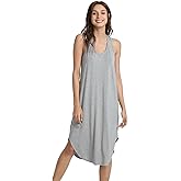 WiWi Nightgowns for Women Bamboo Viscose Super Soft Sleeveless Racerback Night Shirts Plus Size Cooling Sleepshirts S-4X