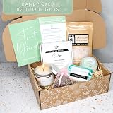 Luxe England Pamper Gift Hamper for Women - Handmade UK, Candle, Bath Bomb, view 2