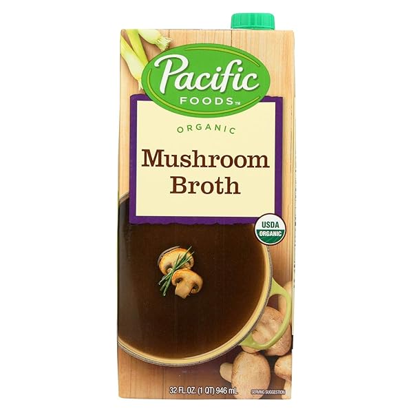 PACIFIC FOODS ORGANIC MUSHROOM BROTH, 32 OUNCE