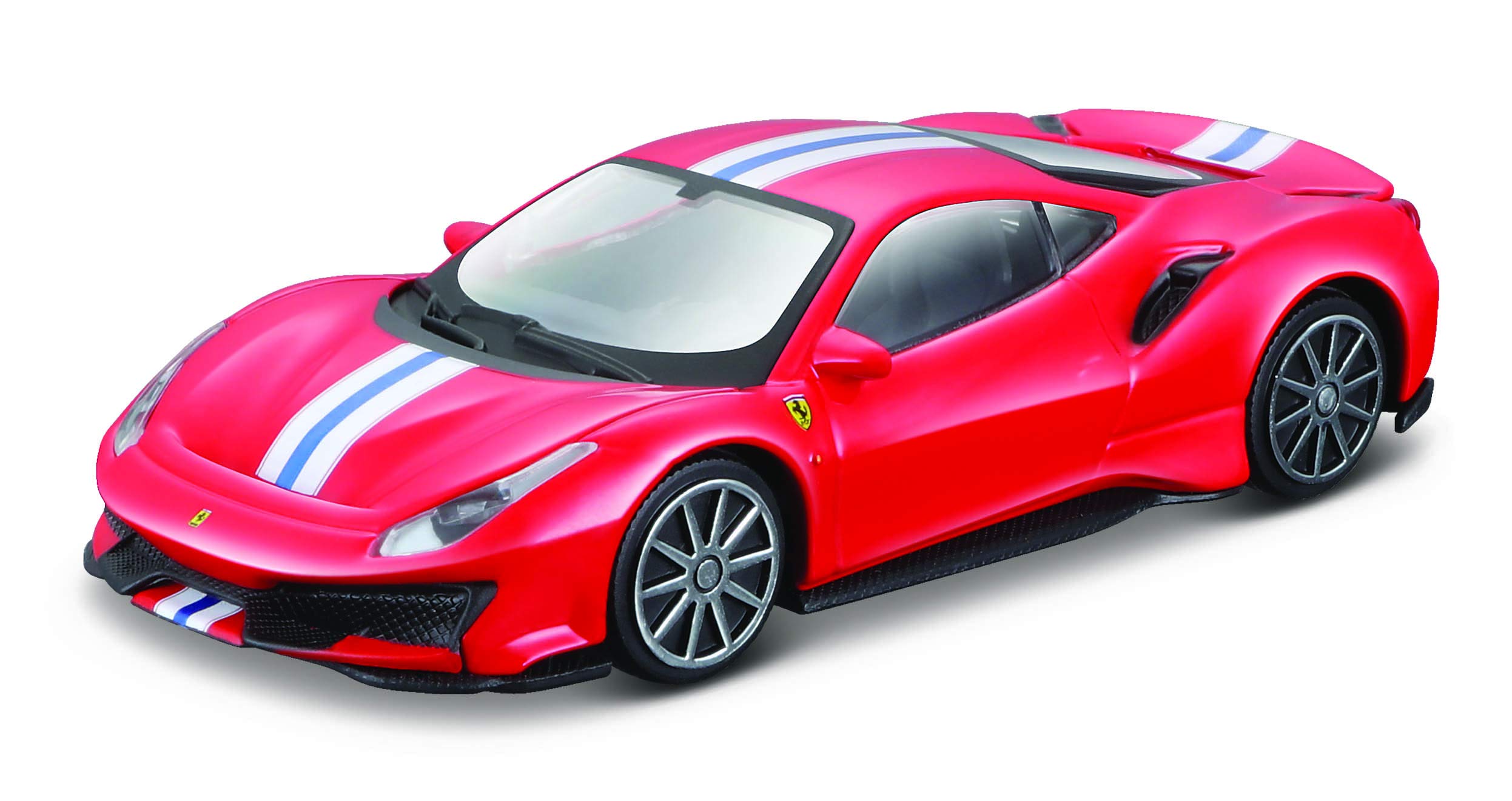 Bburago B18-36052 1:43 Ferrari Race and Play 488 Pista, RED, 90605.012