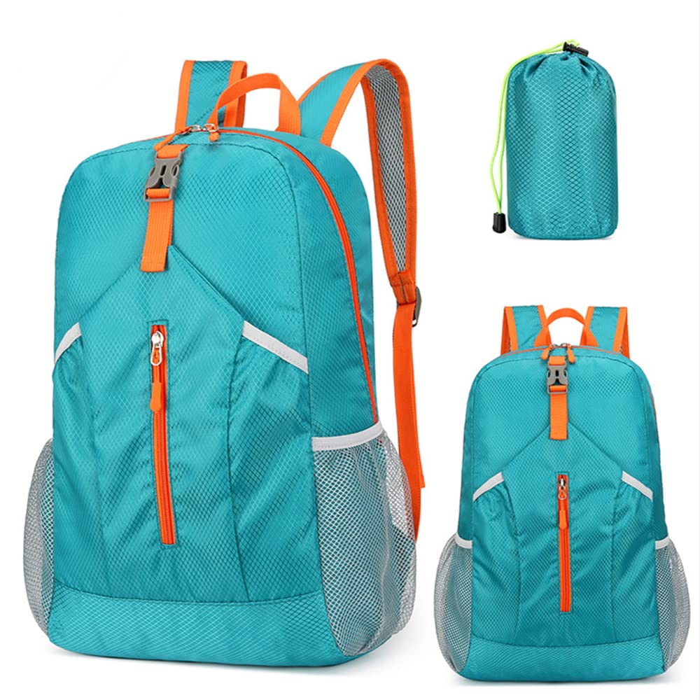 DZOZO Lightweight Foldable Backpack Hiking Backpack Travel Camping Rucksack Outdoor Sports Backpack Packable Daypack Outdoor Sport Daypack Bag Packable Small Backpacks Hiking Daypack — image 1