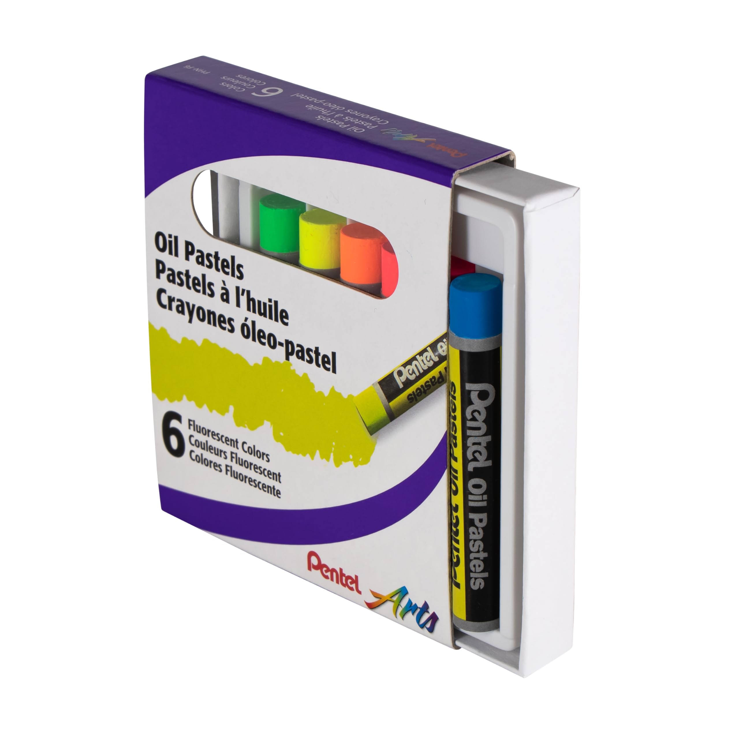 Pentel Arts Fluorescent Oil Pastels