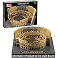 Block Builder Roman Colosseum Building Block Set (6466pcs). Architecture Model Building Blocks for Kids and Adults