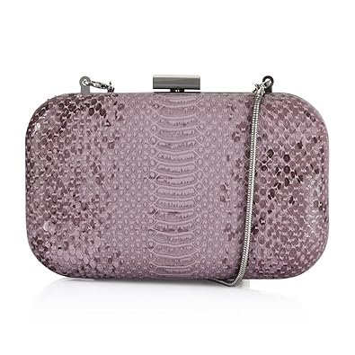 Caprese London Womens Clutch (Metallic Pink)