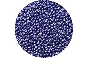 Bala&Fillic Navy Blue Color 4mm Seed Beads About 1200pcs/100Grams in Bag, 6/0 Glass Craft Beads for Making Bracelet and Necklace (Navy Blue)