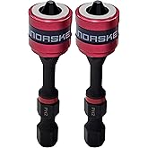 Norske Tools NIBCI331 Magnetic Float Collar Screw Holder No.2 PH (2pc Carded) Impact Rated for Heavy Duty Use