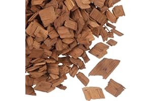 DECHOUS 1 Pack Medium Toasted French Oak Chips for Wine Making Aging Whiskey 100g Oak Chips for Home Brewing Enhance Flavor and Aroma