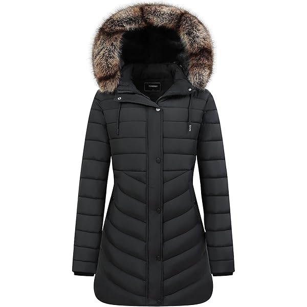 Amazon.com: MOERDENG Women's Waterproof Long Winter Coat Thickened