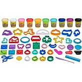 Play-Doh Holiday Set of Tools, 43 Accessories &amp; 10 Modeling Compound Colors, Kids Toys, Holiday Arts and Crafts for Kids 3+ (Amazon Exclusive)