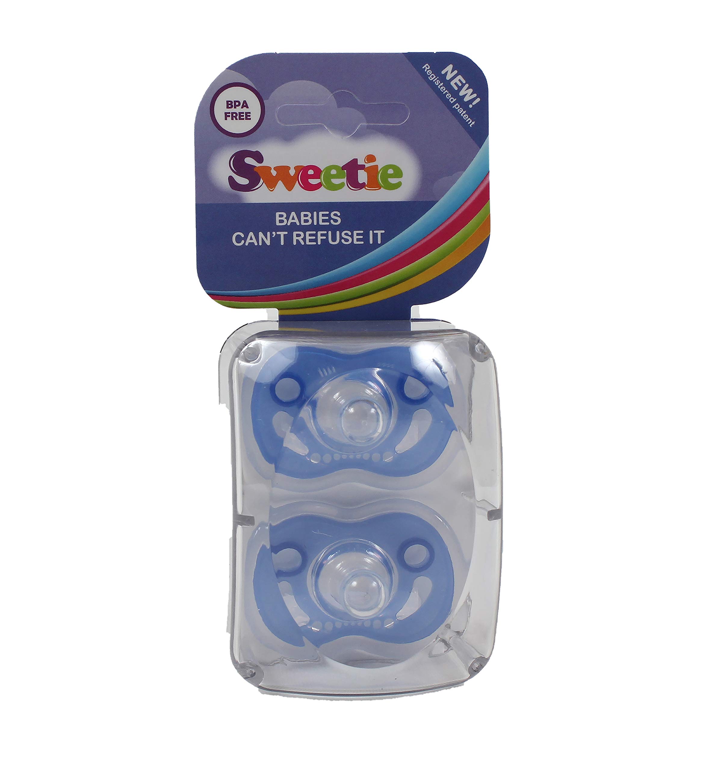 SWEETIE 2 Refuser Pacifier 2 Units (Blue)